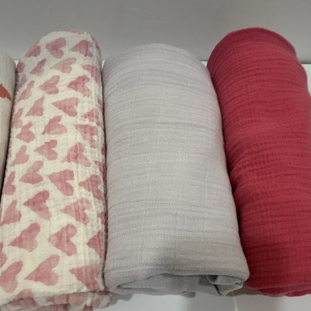 4-Cotton Swaddles